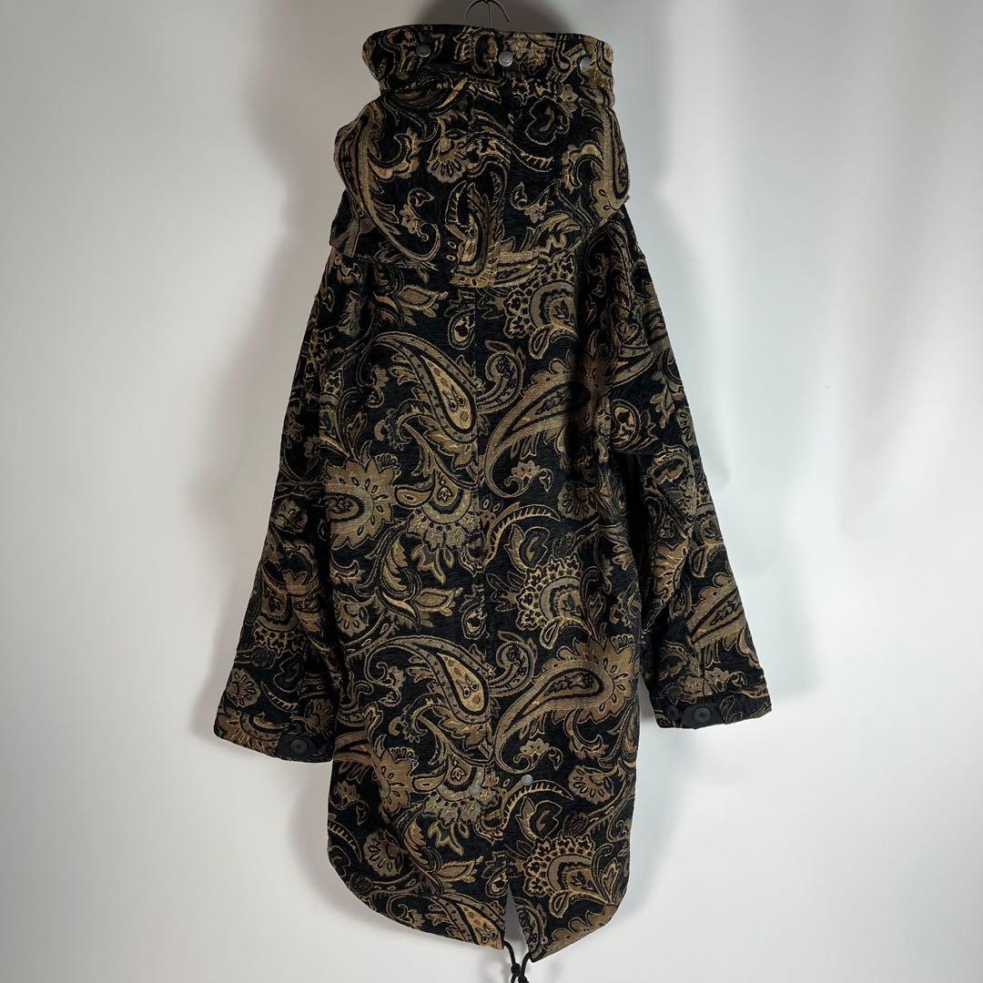 美品　glamb　グラム　モッズコート　ペイズリー柄 M