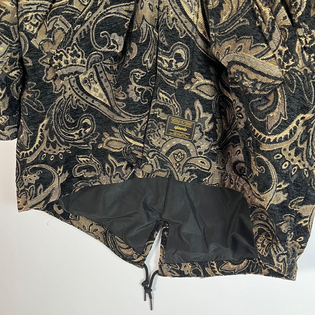 美品　glamb　グラム　モッズコート　ペイズリー柄 M