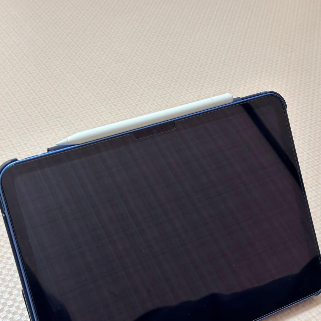 iPad A16 128GB ブルーApple Pencil USB-C ケース