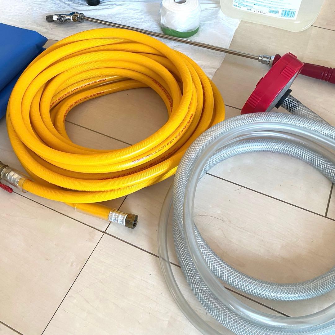 【美品】キョーワ　エアコン高圧洗浄機　KYC-20A 防水シートなど付属品付