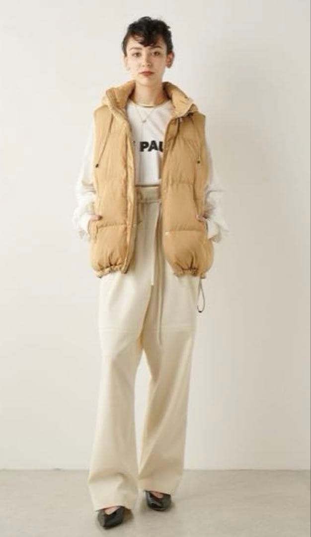 試着のみ極美品 Whim Gazette THE PAUSE パファー中綿ベスト