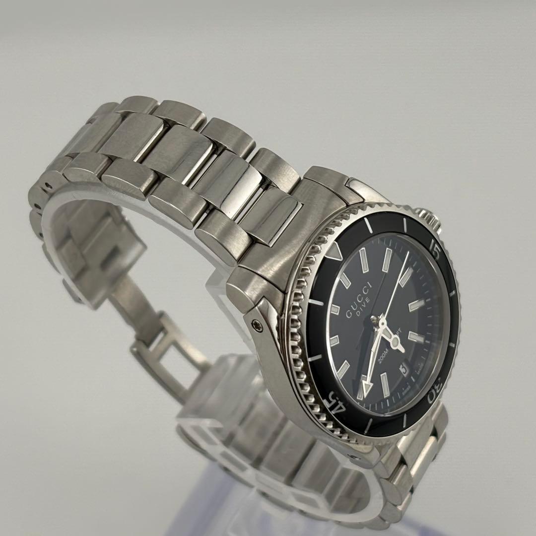 【超希少】グッチ ダイブ 136.4 クォーツ デイト レディース
