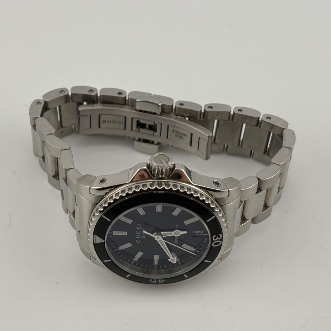 【超希少】グッチ ダイブ 136.4 クォーツ デイト レディース