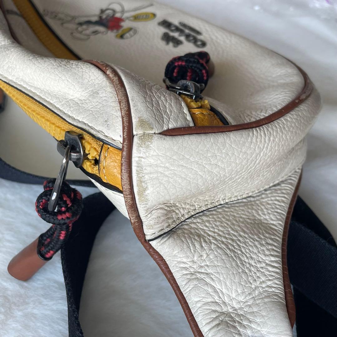 COACH ディズニー ミッキーマウス ボディバッグ ウエストバッグ