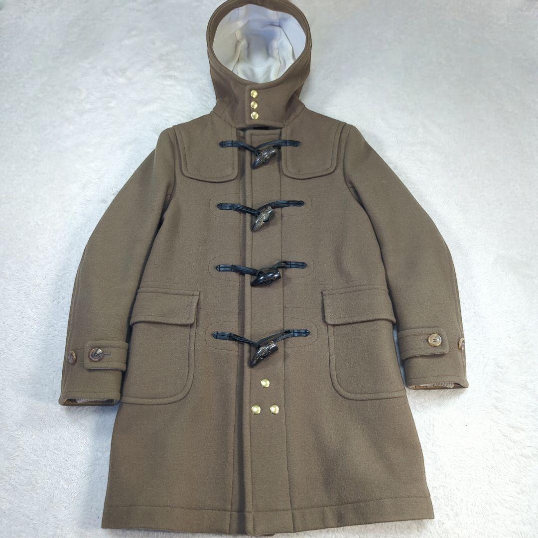 サイベーシックス✨イエナ別注　カシミヤ混　３６ ウールダッフルコート　ブラウン