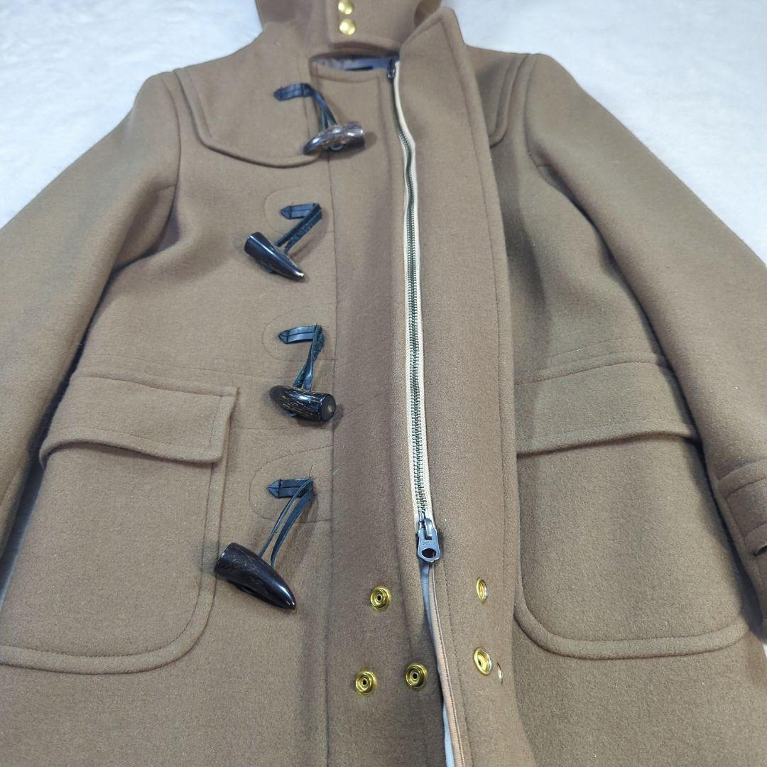 サイベーシックス✨イエナ別注　カシミヤ混　３６ ウールダッフルコート　ブラウン