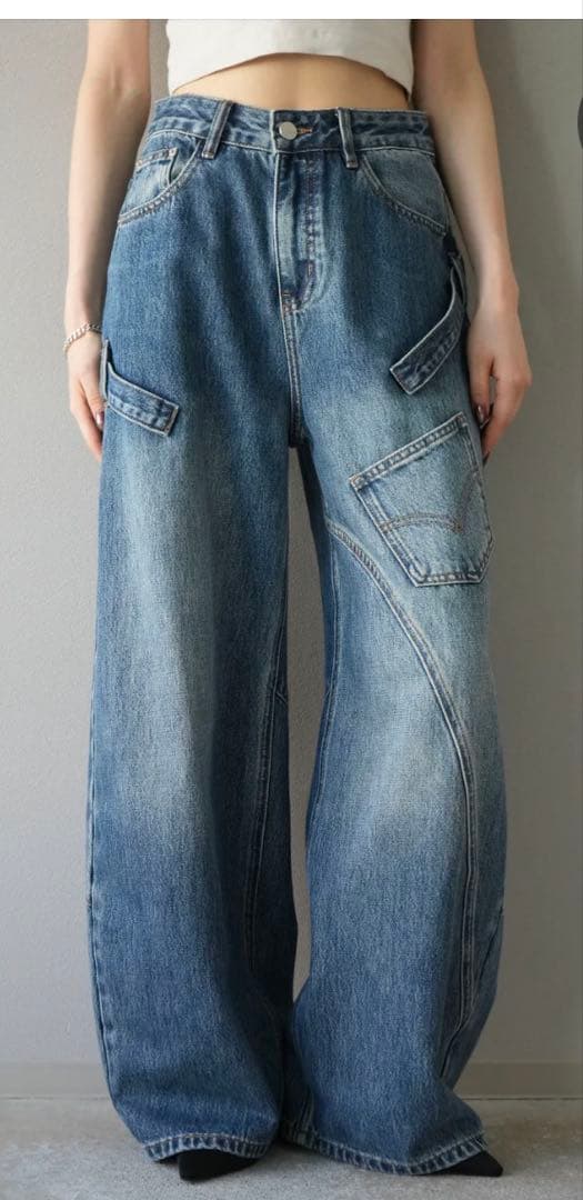 Lumier ペインターカーブデニム