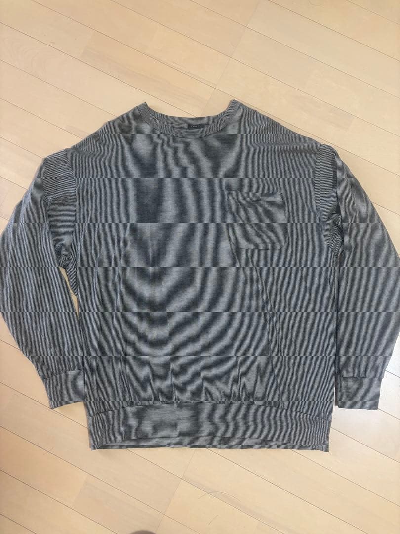 だ*ら様 comoli ウール天竺 長袖クルー サイズ3 border