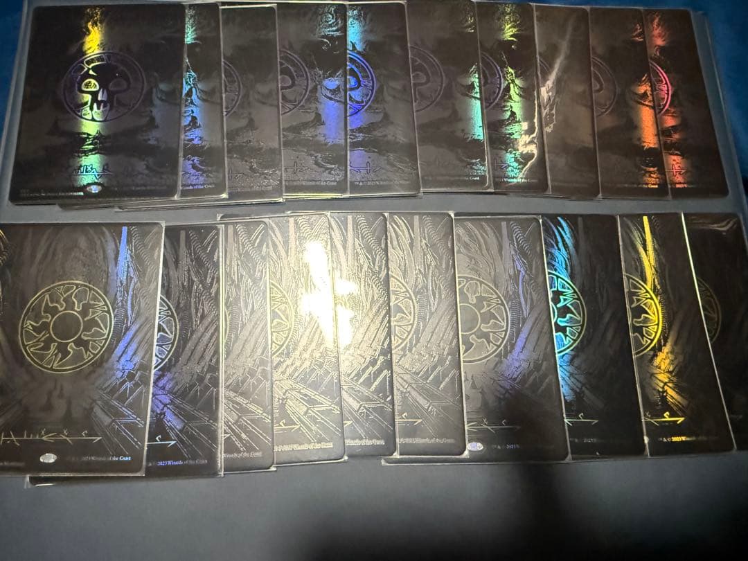 マジックザギャザリング　オイルスリック土地　50枚セット