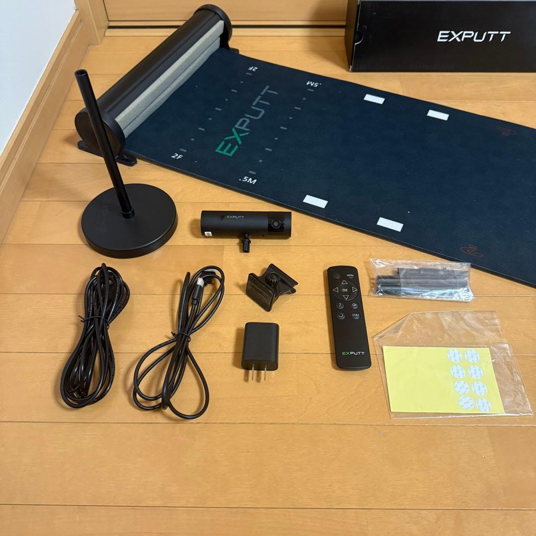EXPUTT 家庭用 スクリーン パッティング 練習 ゴルフ パター