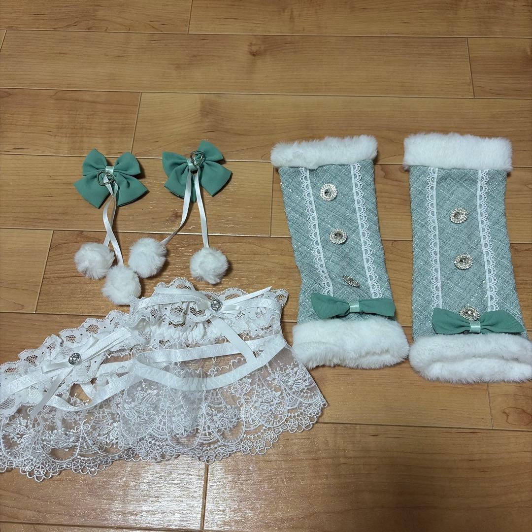 Malymoon マリームーン　バニーガール　ツイード　グリーン　衣装　コスプレ