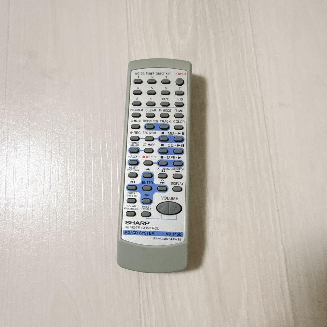 2356【SHARP】 MD MD-F150 CDラジカセ 動作品