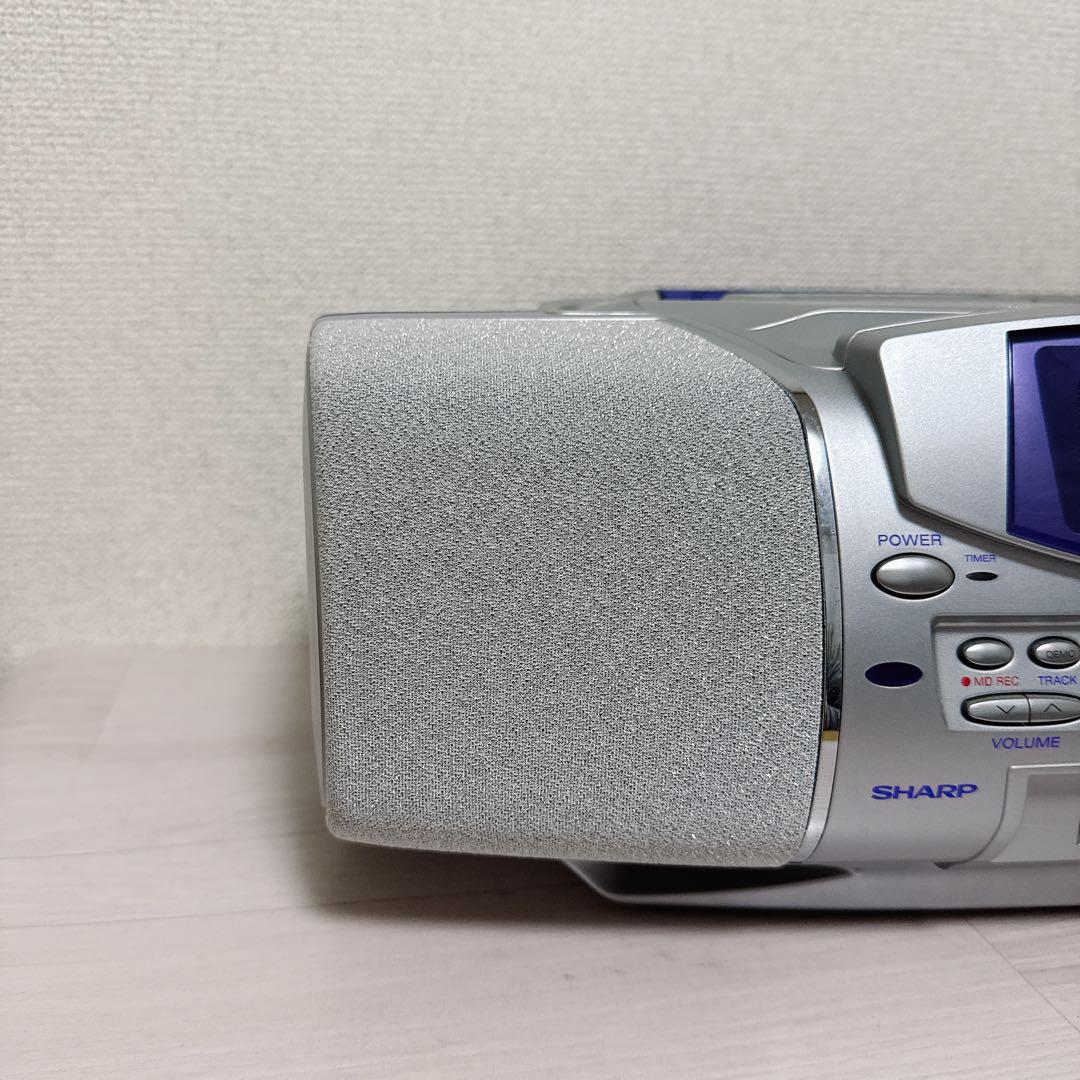 2356【SHARP】 MD MD-F150 CDラジカセ 動作品