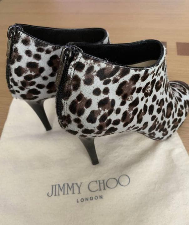 新品 サイズ36.5 ジミーチュウ ハラコショートブーツ JIMMY CHOO
