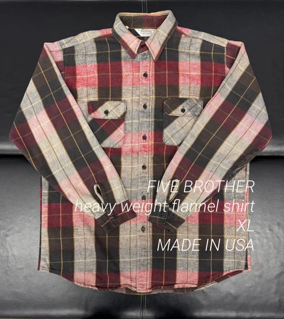 FIVE BROTHER USA製 ヘビネル 三角タグ 80s XL