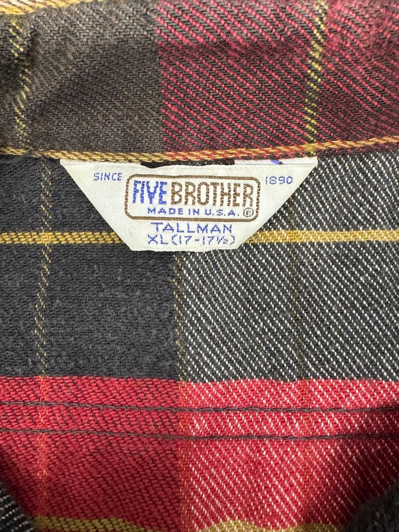 FIVE BROTHER USA製 ヘビネル 三角タグ 80s XL