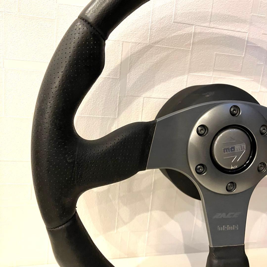 モモ レース ／momo RACE　35 Φ レザーステアリング ハンドル