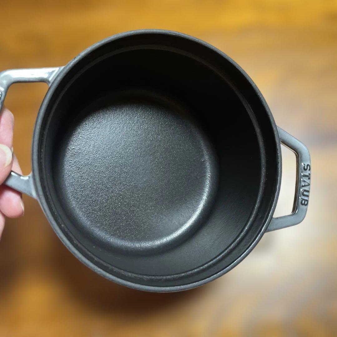 STAUB ココット 16cm グレー