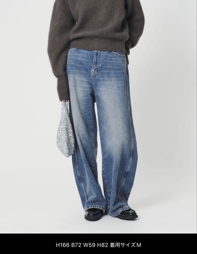 BEAUTY&YOUTH UNITEDARROWS コットンデニムカーブパンツ