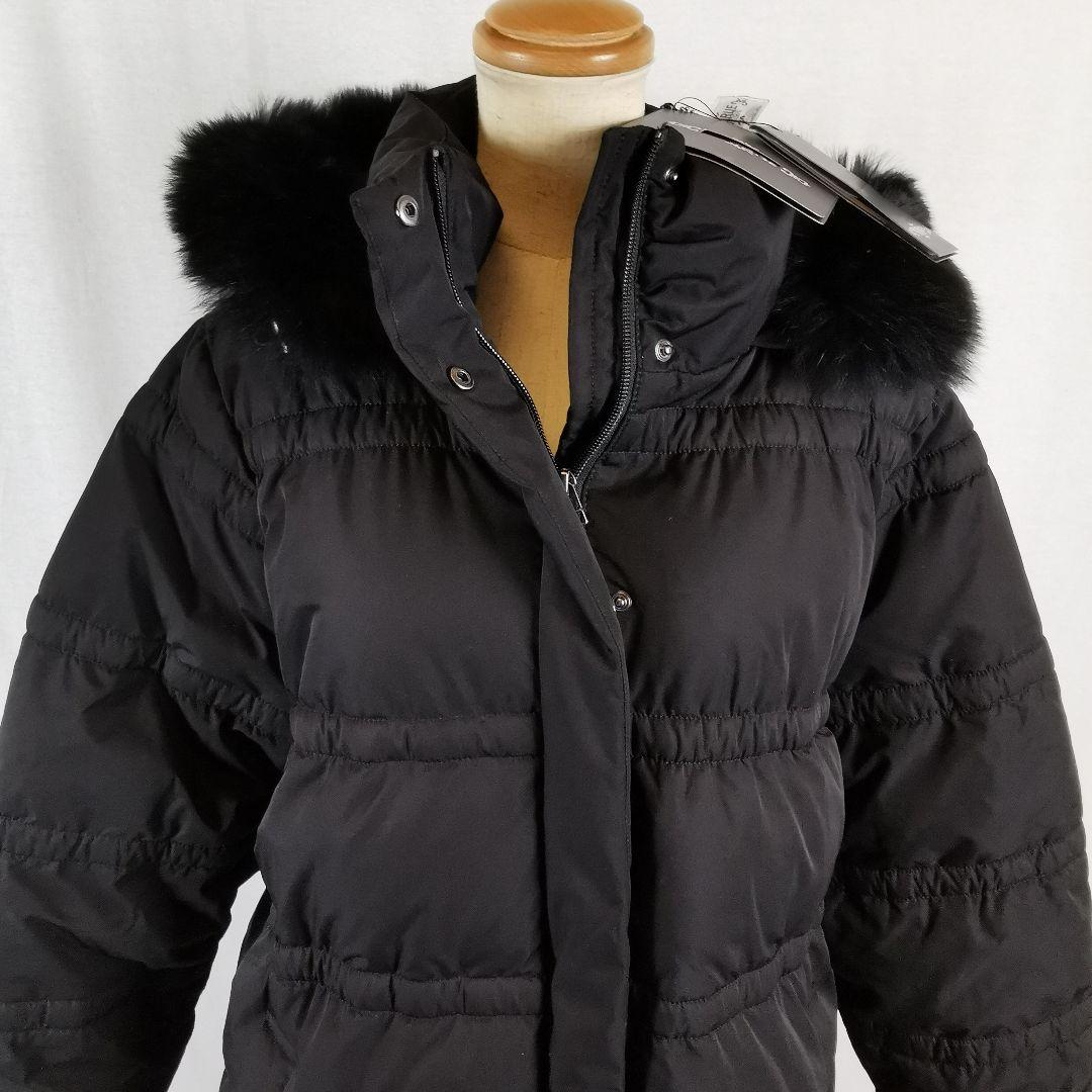 極美品 タグ付き フォックスファービッグシルエットダウンコート D791