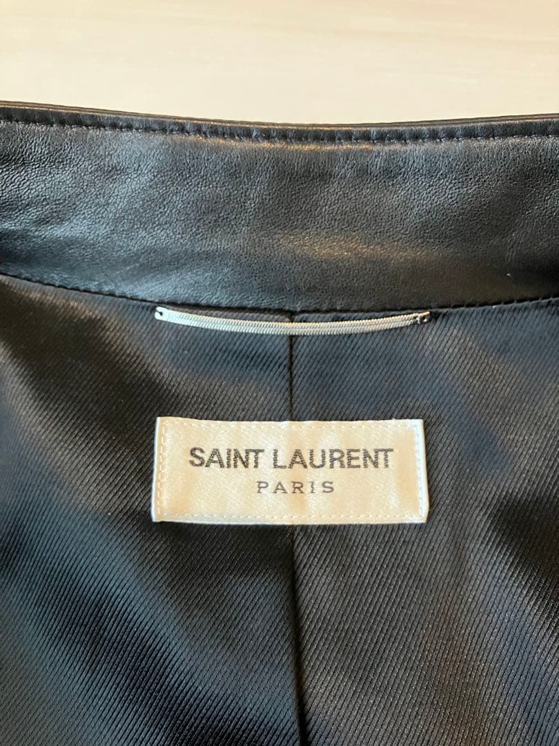 超美品 SAINT LAURENTサンローラン キース レザージャケット 56