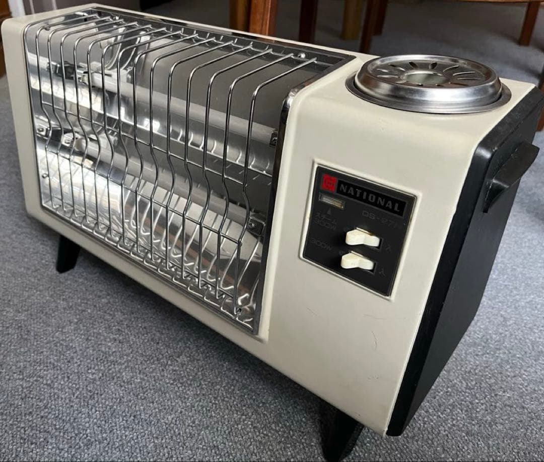 ナショナル DS-27N ストーブ 300W/600W 　当時物　レトロ　昭和