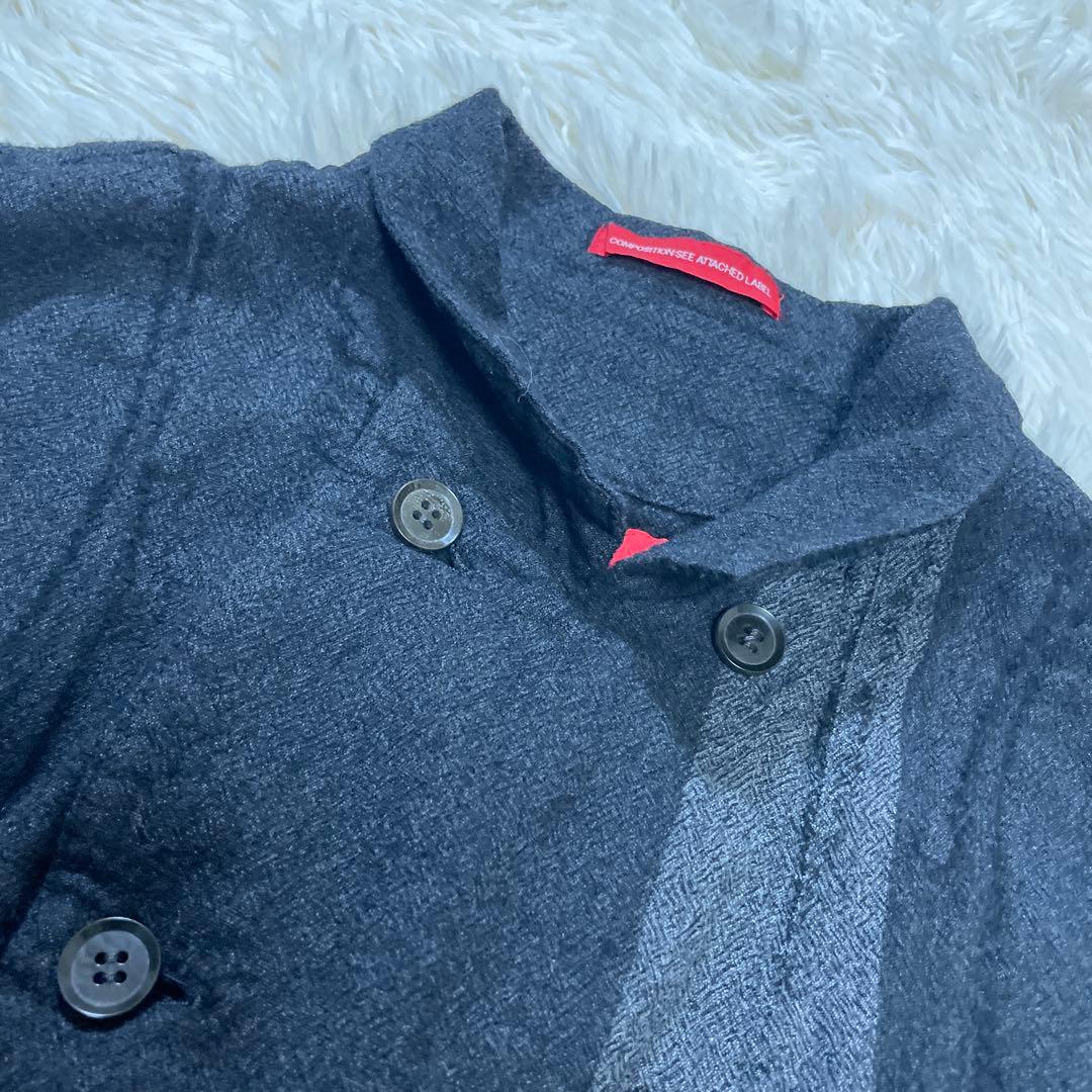 ワイズ レッドレーベル 08AW ウール縮絨アシンメトリーナポレオンジャケット