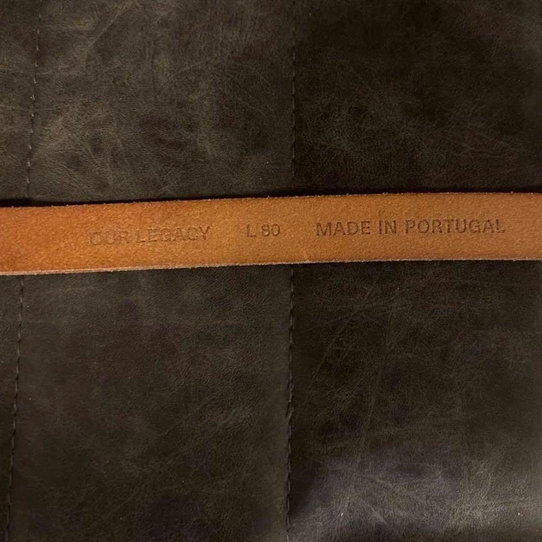 our legacy 2cmベルト 80 ホワイト