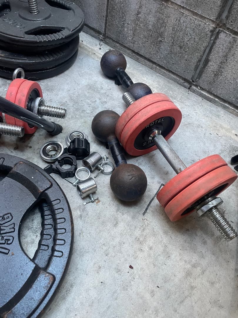 ウエイトプレート バーベルセット