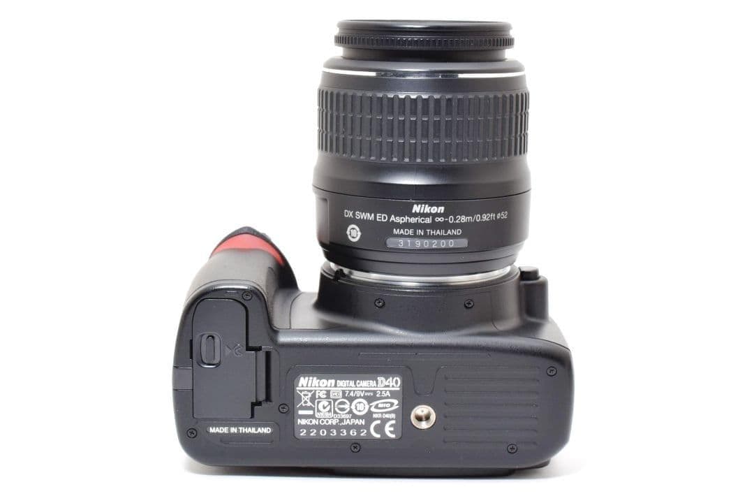 美品✨定番の名機！CCD搭載✨Nikon D40✨シングルレンズセット✨一眼レフ