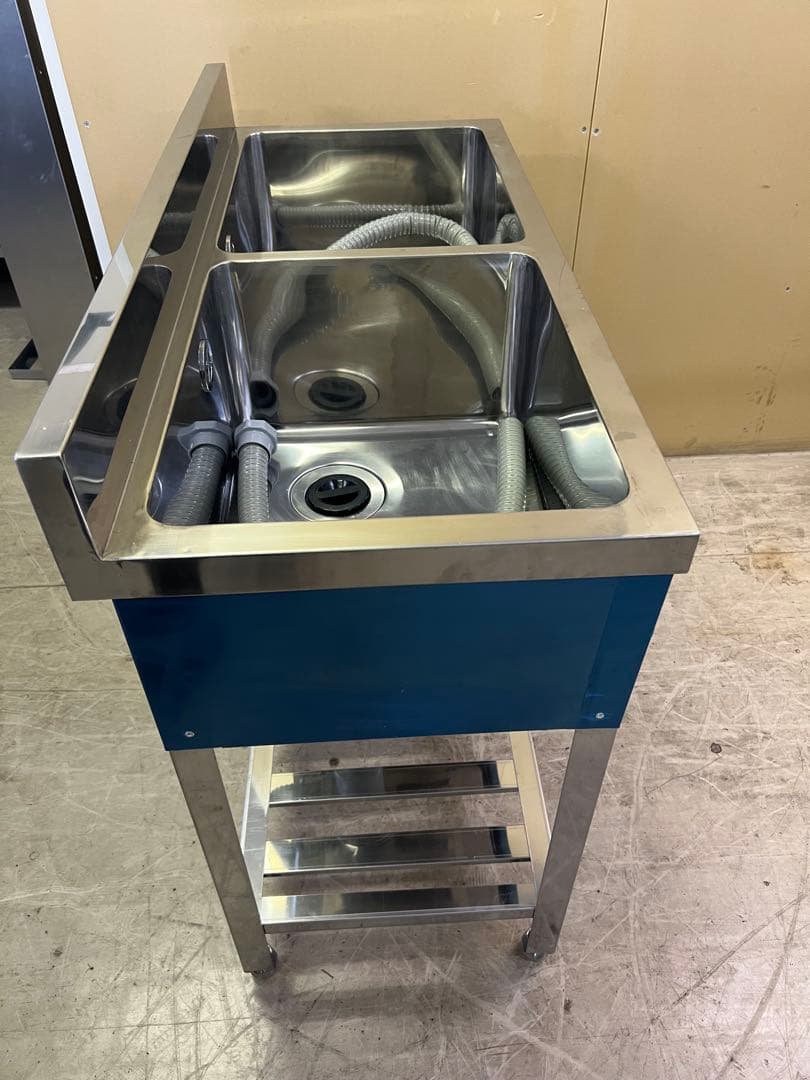 2槽シンク 1000x450x800(+90) ①