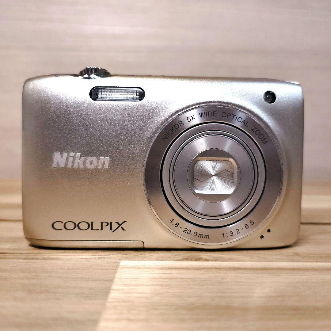 良品　Nikon COOLPIX S3100 シャンパンシルバー　箱　説明書付き