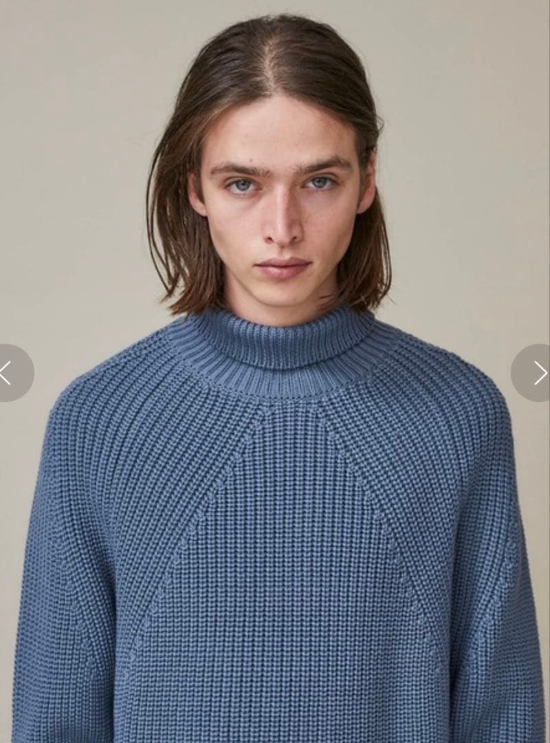 【BATONER】美品シグネチャータートルネックSIGNATURE TURTLE