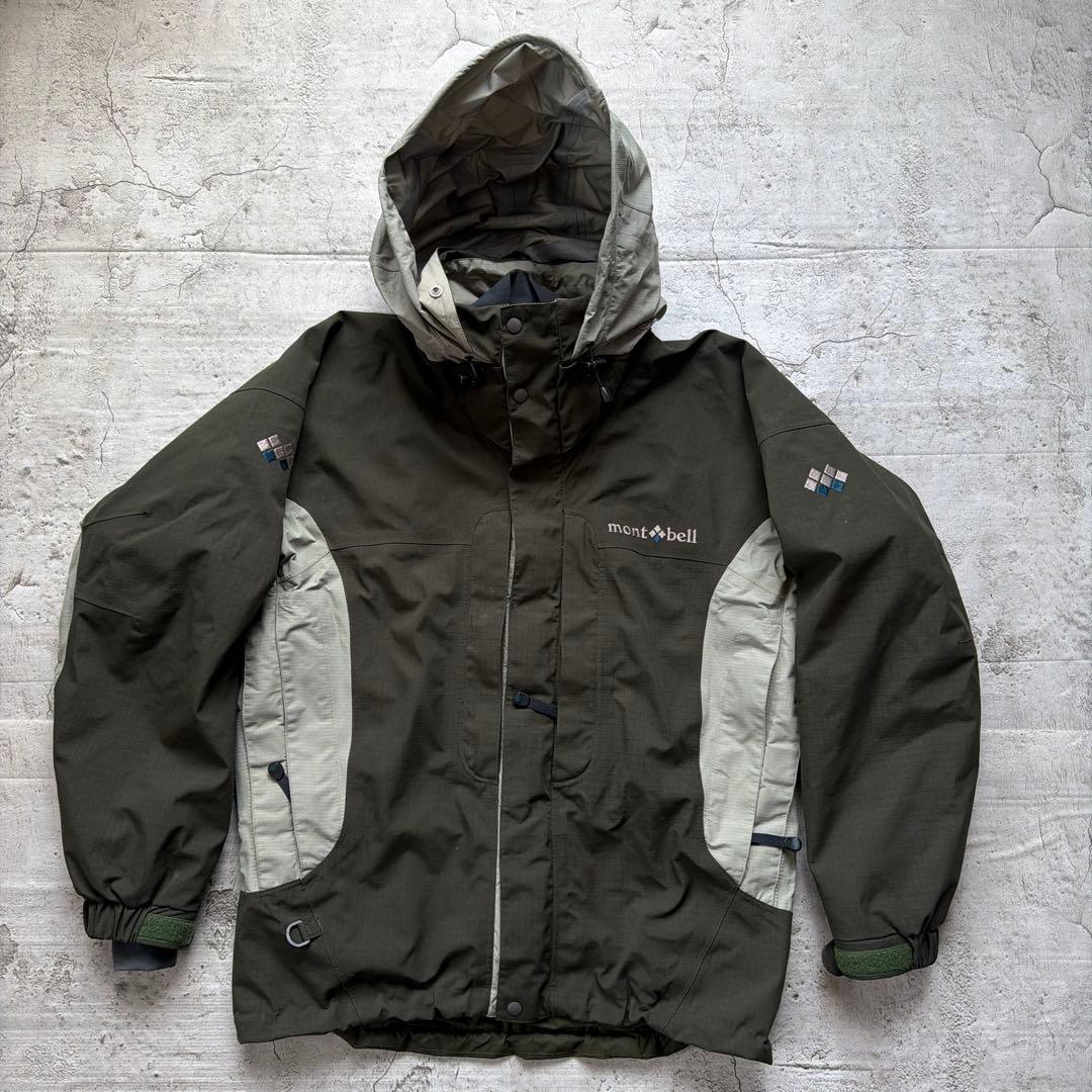 【希少廃盤品】モンベル フリースタイルパーカー　ゴアテックス XS