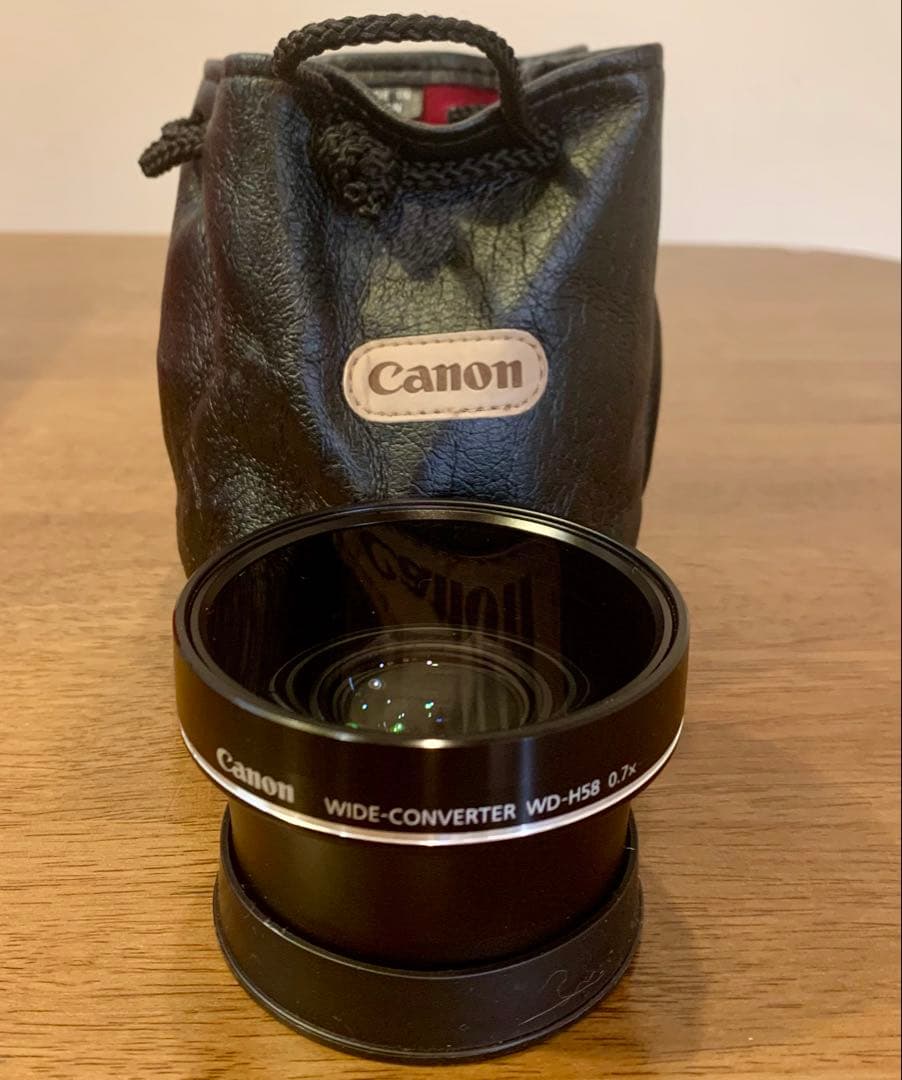 Canon iVIS ビデオカメラ レンズ2点 (本体おまけ)