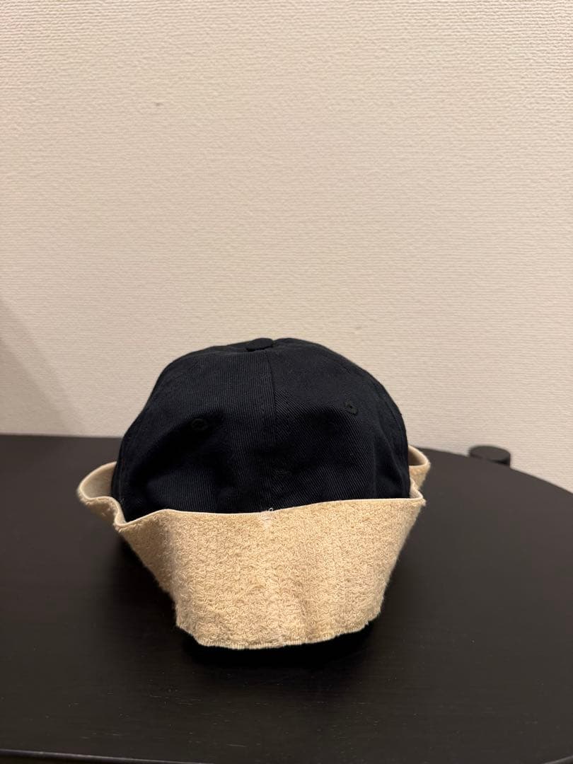 GUCCI ロゴタオル キャップ ブラック XL