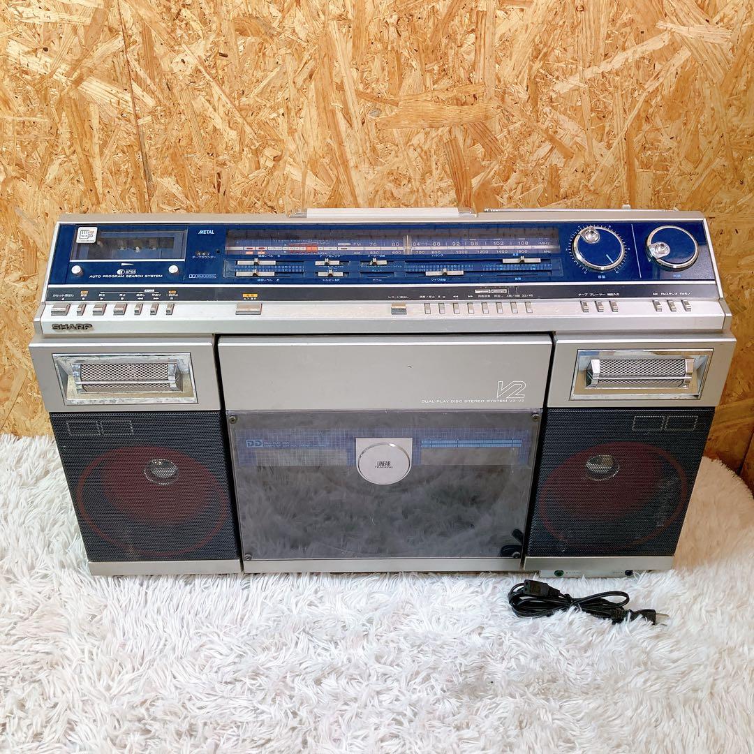 SHARP VZ-V2 レコードカセットテーププレーヤー