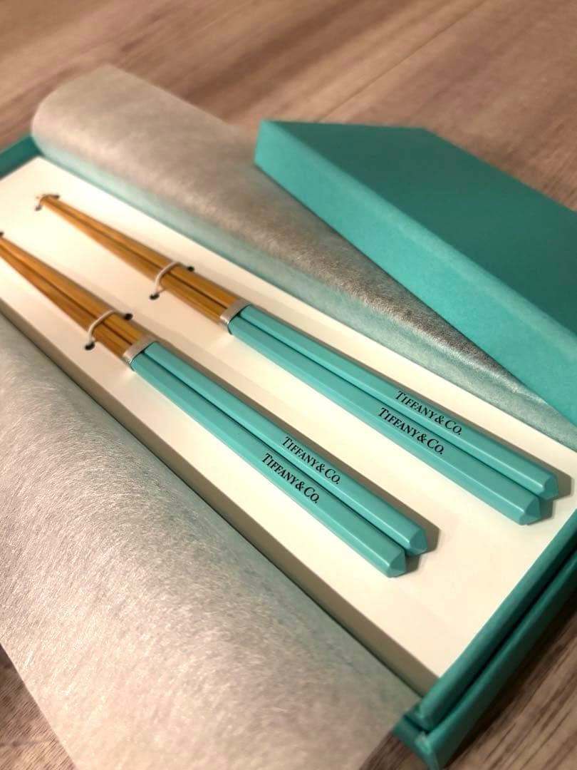 【非売品】Tiffany & Co. ティファニーブルー　夫婦箸