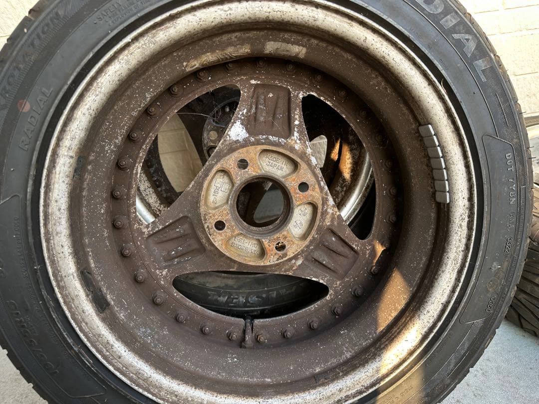 ADVAN oni 15インチ 7.5j+5 ケンダ 195/55r15 タイヤ