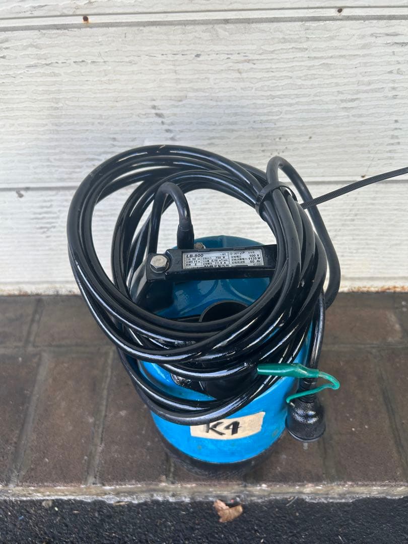 K4綺麗★ツルミポンプ LB-800一般工事排水用水中ハイスピンポンプ 60Hz