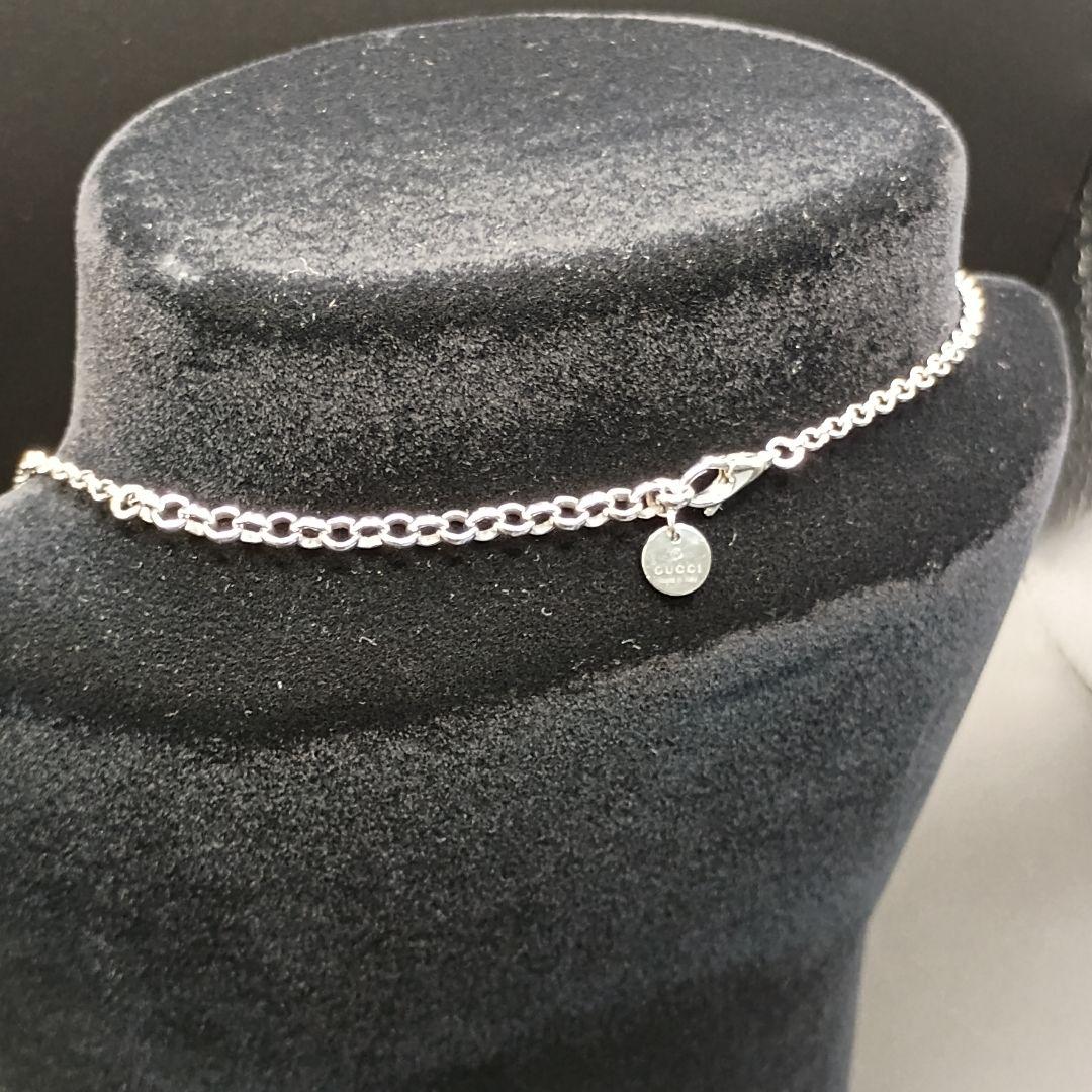 【美品】GUCCI あずきチェーン 50cm〜45cm Ag925