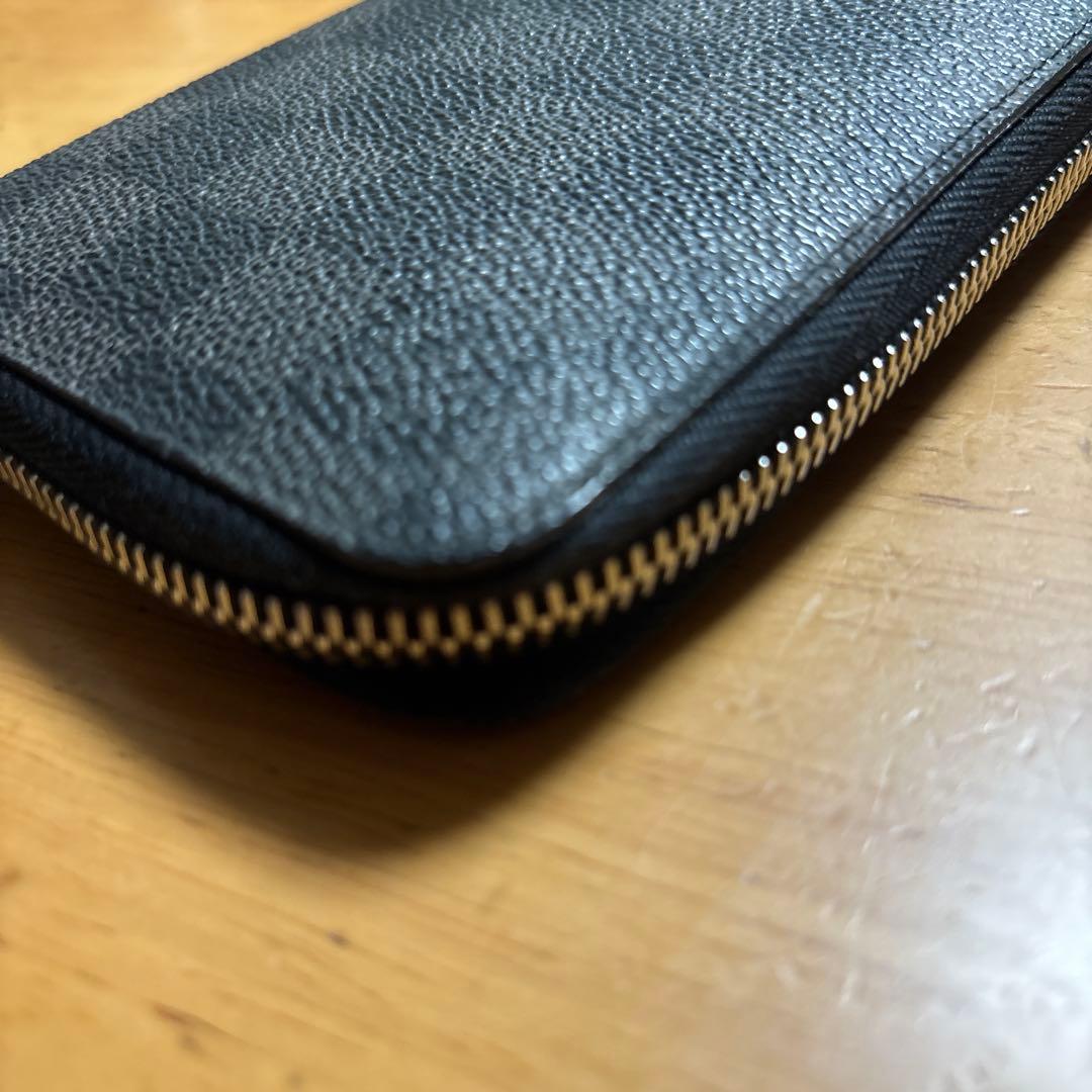 ☆限定お値下げ☆ダミエパターン ブラックレザー長財布