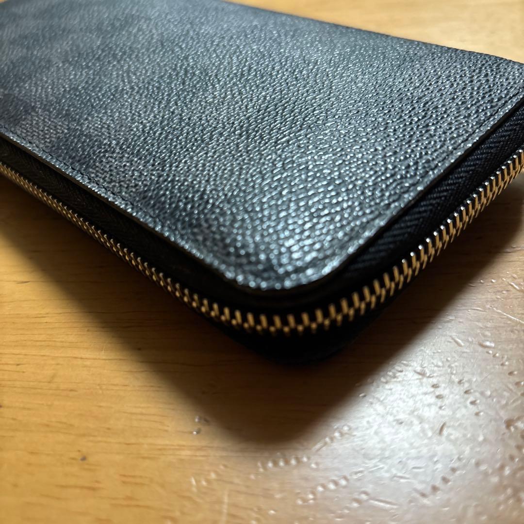 ☆限定お値下げ☆ダミエパターン ブラックレザー長財布