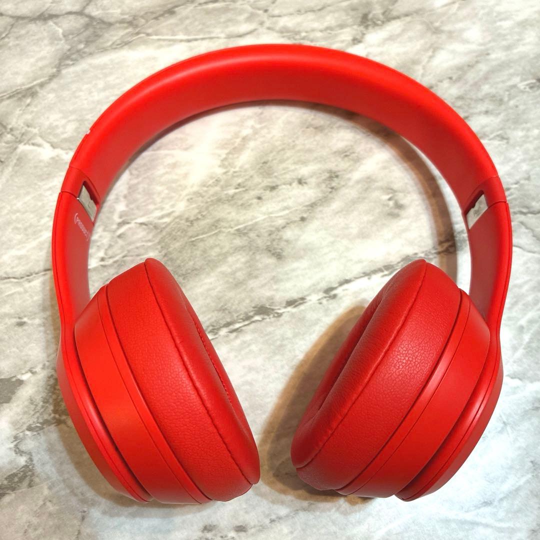 【美品】 Beats Solo3 ワイヤレスヘッドホン レッド