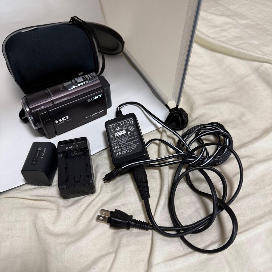 SONY HDR-CX590V ビデオカメラ 一式セット GPS搭載