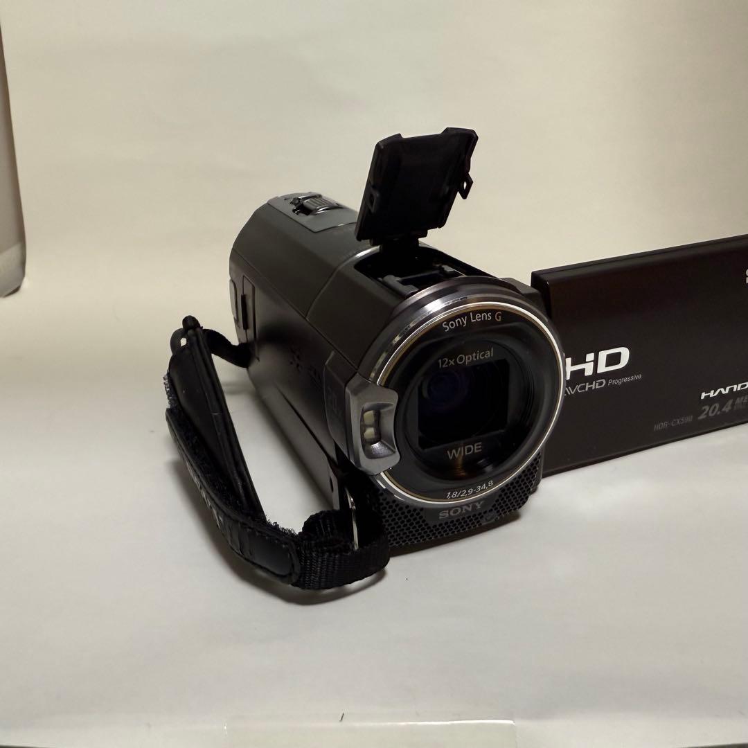 SONY HDR-CX590V ビデオカメラ 一式セット GPS搭載