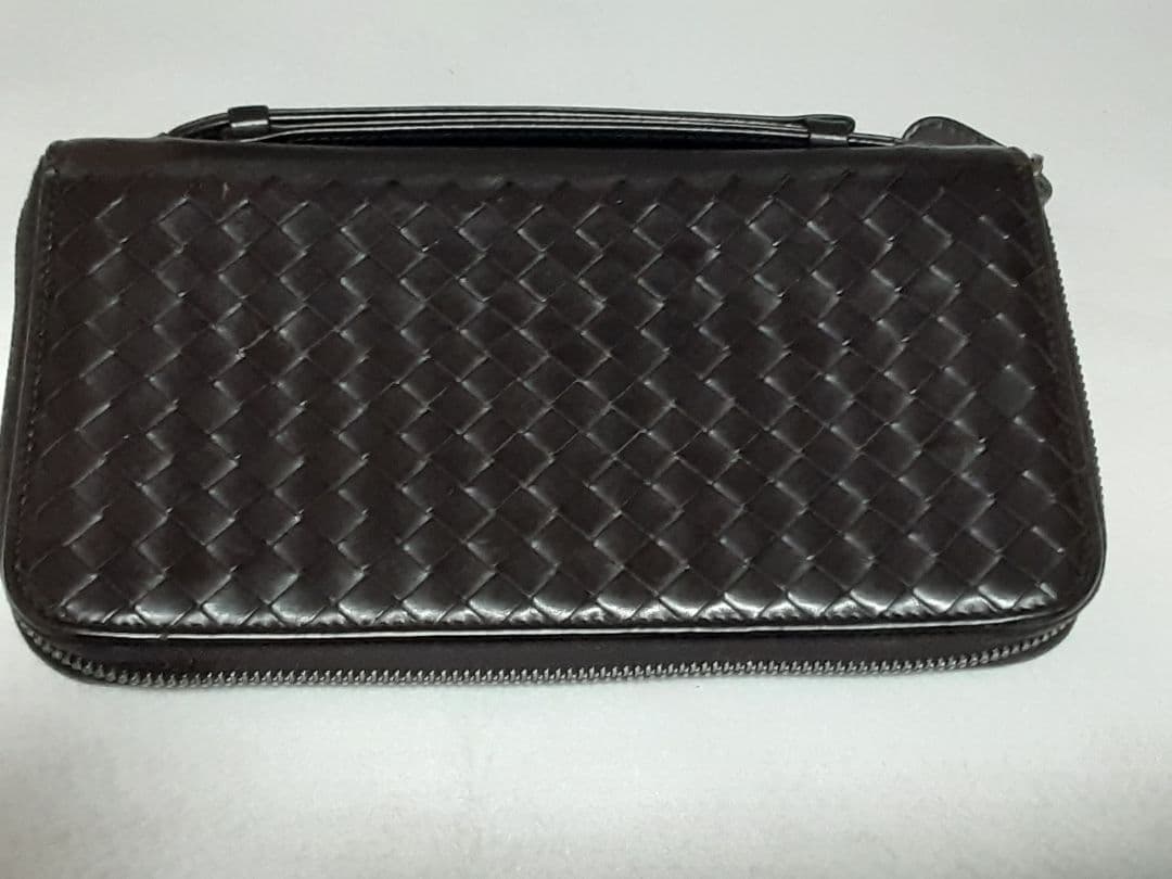 ボッテガヴェネタ　BOTTEGA VENETA　長財布　ラウンドファスナー