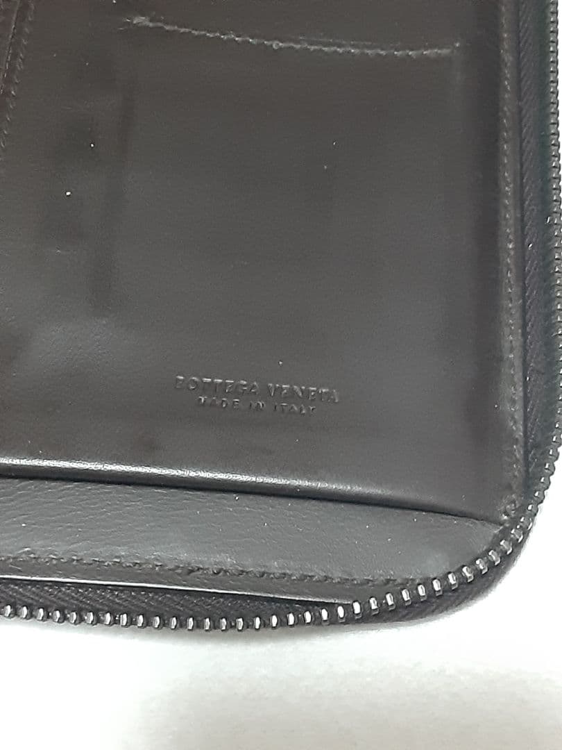 ボッテガヴェネタ　BOTTEGA VENETA　長財布　ラウンドファスナー
