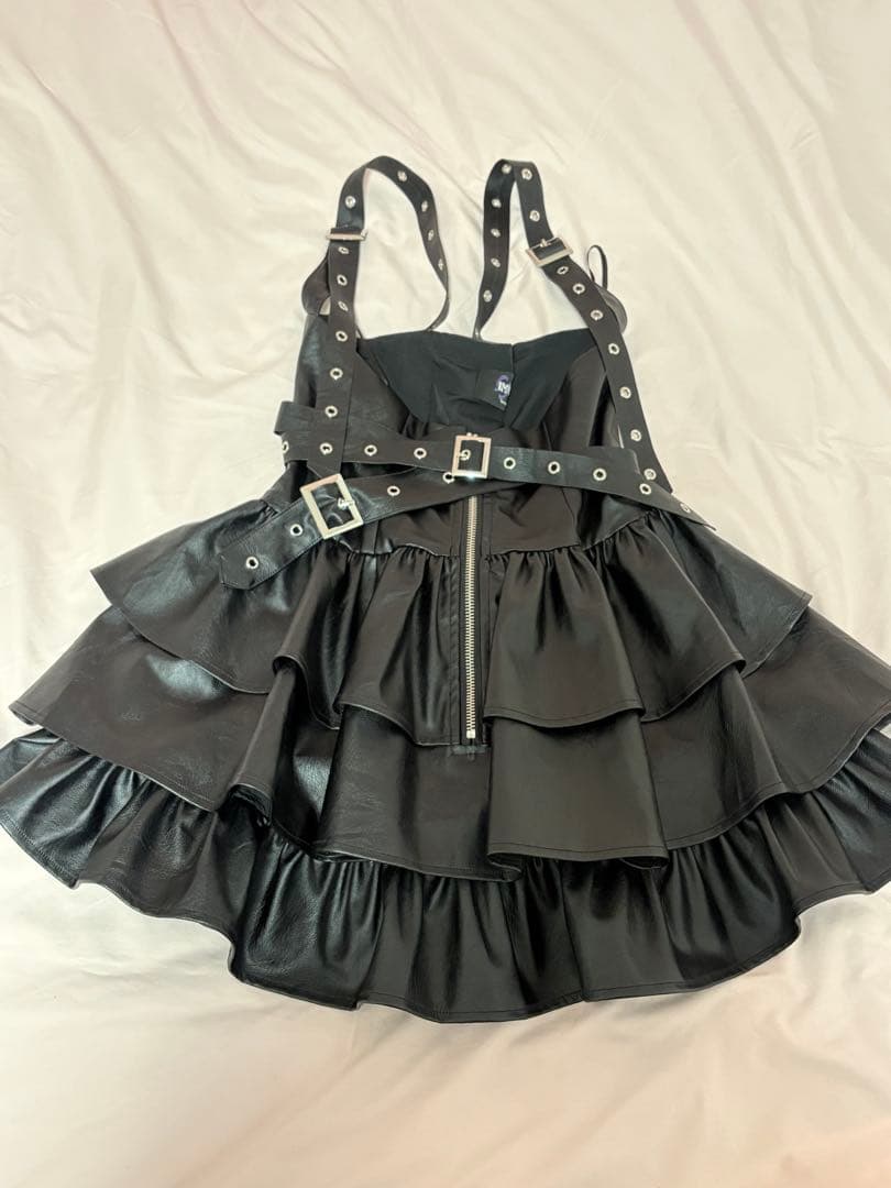 コスプレ衣装 QOOZA IMVAL Frill Leather Dress