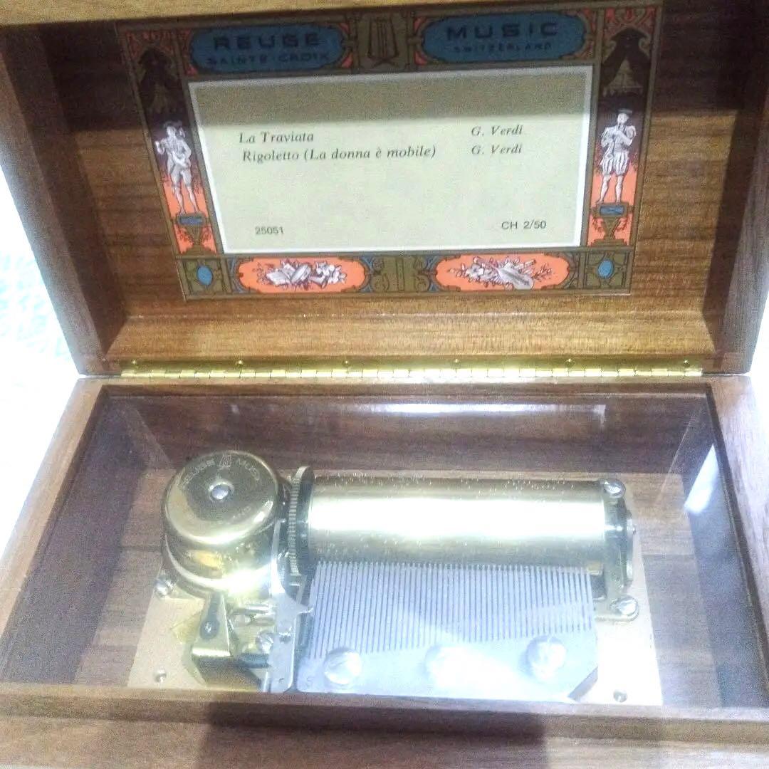 フォロー　リュージュ　REUGE オルゴール 50弁　2曲　スイス製